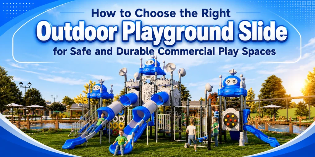 How to Choose the Right Outdoor Playground Slide for Safe and Durable Commercial Play Spaces