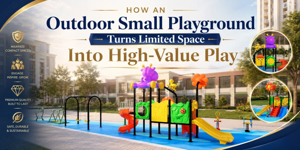 How An Outdoor Small Playground Turns Limited Space Into High-Value Play