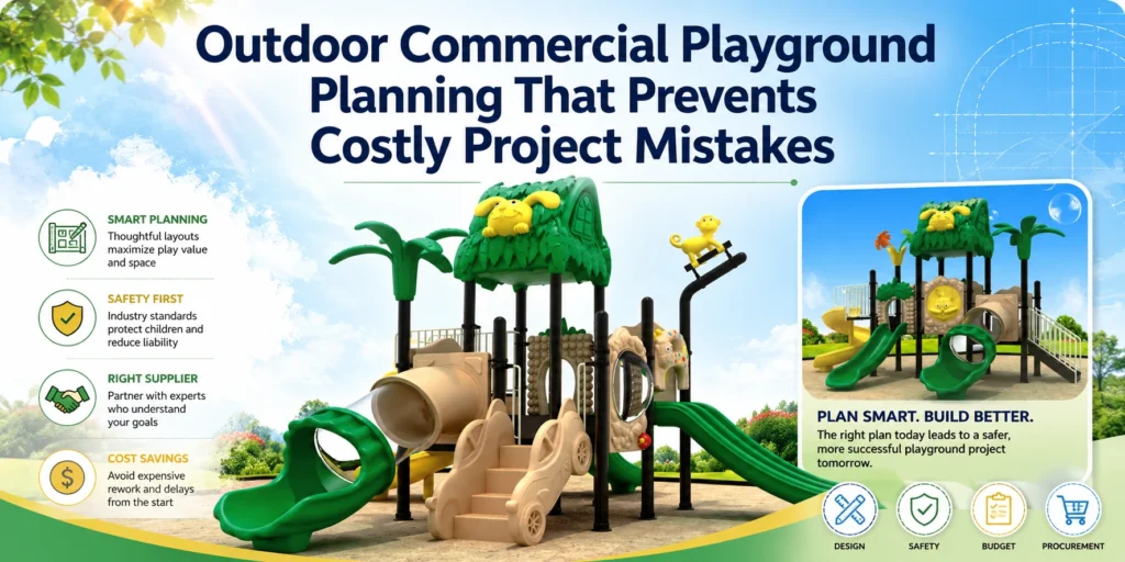 Outdoor Commercial Playground Planning That Prevents Costly Project Mistakes
