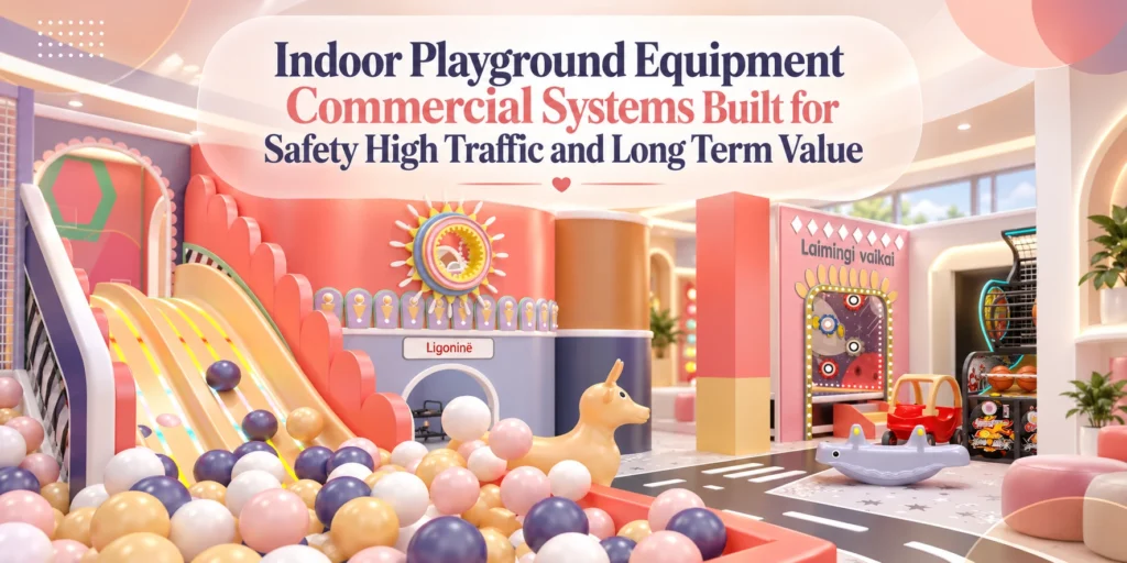 Indoor Playground Equipment Commercial Systems Built For Safety High Traffic And Long Term Value