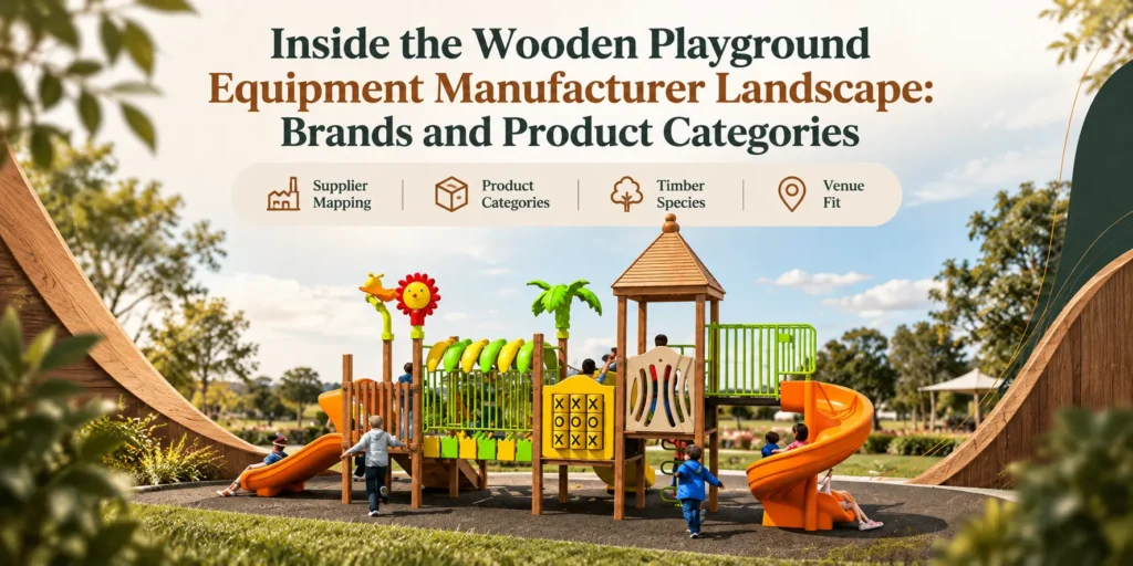 Inside the Wooden Playground Equipment Manufacturer Landscape: Brands and Product Categories