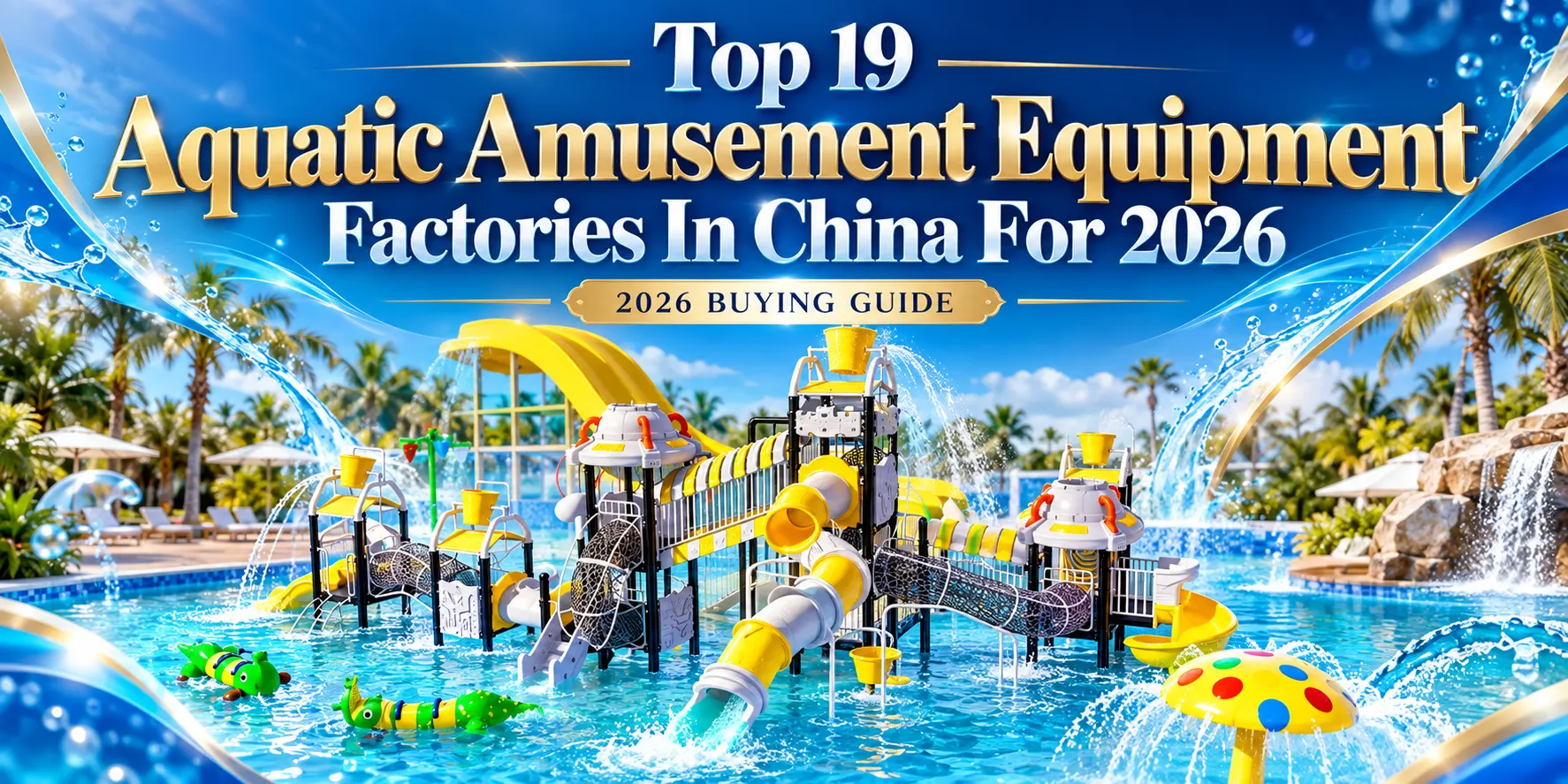 Top 19 Aquatic Amusement Equipment Factories In China For 2026