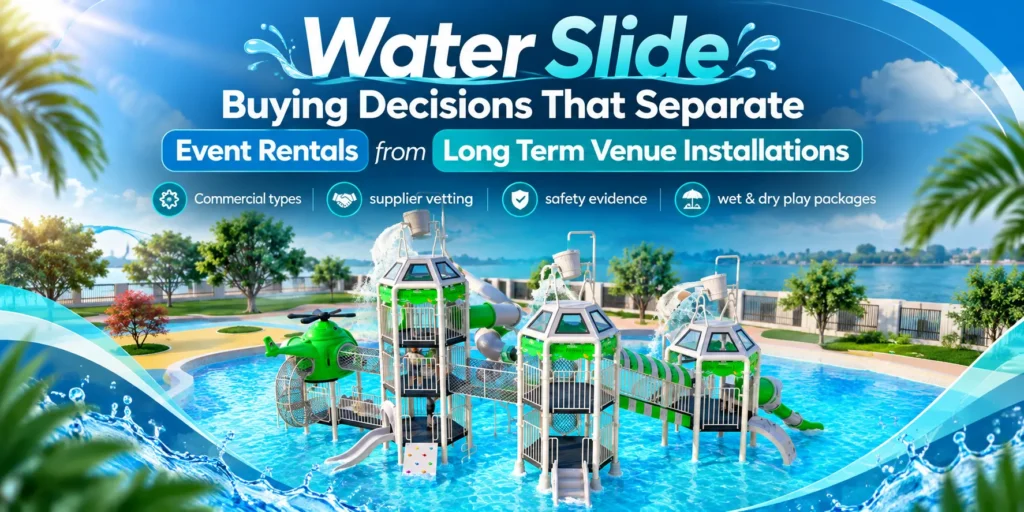 Water Slide Buying Decisions That Separate Event Rentals from Long Term Venue Installations