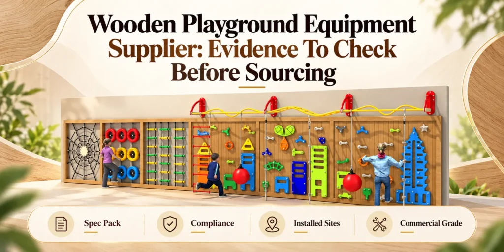 Wooden Playground Equipment Supplier: Evidence To Check Before Sourcing